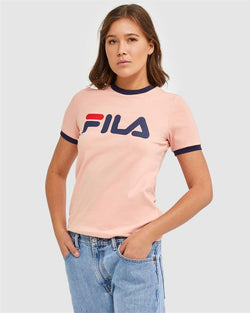 Classic Women's Ringer Tee - Mellow Rose - Mellow Rose