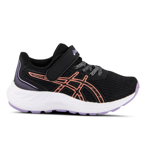 Asics Pre Excite 9 Kids Black/Papaya Unisex Size 3
