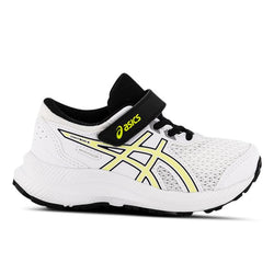 Asics Contend 8 Kids Contend 8 Ps White/Glow Yellow Unisex Size 12