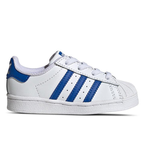 Adidas Superstar Kids Ftwr White/Blue/Ftwr White Unisex Size 5